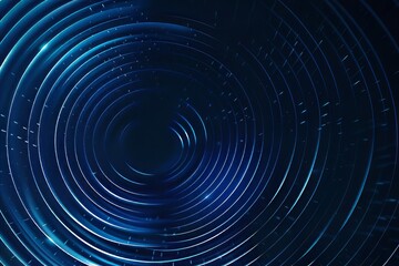 abstract glowing circle lines