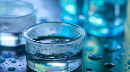 Microplastic: Microplastic research in laboratories.