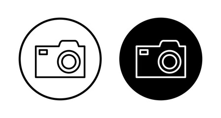 Camera Icon vector isolated on white background. Camera symbol. Camera vector icon