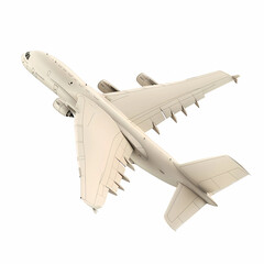 Follow-Up Exploration of the Isolated Ivory Cargo Plane from Front Right Perspective