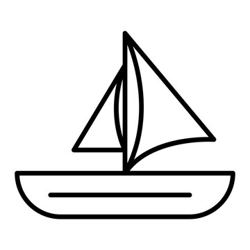 recommend clip art: Boat icon. outline icon