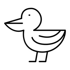 Pelican icon. outline icon