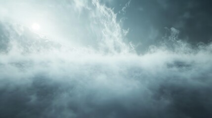 Obraz premium Fog background generative ai