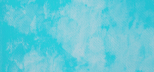 Watercolor background, art abstract surface blue watercolor painting textured design on white paper background, banner, backdrop, template, poster, wallpaper