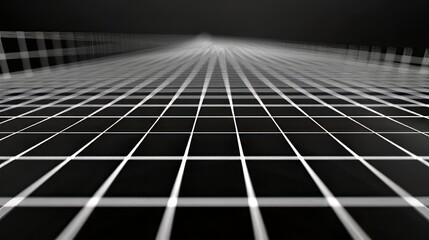 grid thin with line on dark