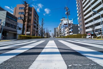 Empty Pedestrian Crossing