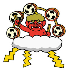 雷サマ　イラスト