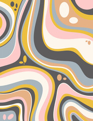 Design banner background . Colorful poster background.	wavy lines in pastel colors.