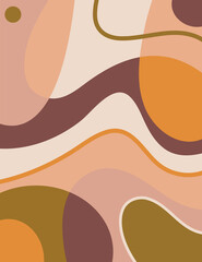 Design banner background . Colorful poster background.	wavy lines in pastel colors.