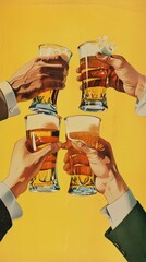 Vintage beer illustration