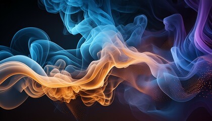 Obraz premium abstract digital fume background