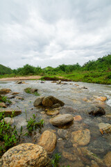 stones in a river in the interior of Rio de Janeiro.