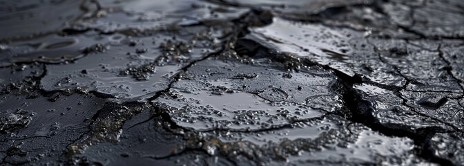 Melted asphalt background