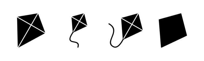 Kite icon set. kite vector icon.