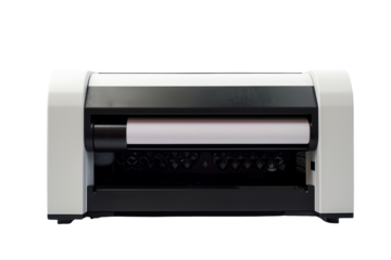 White Money Counter Machine isolated on white background