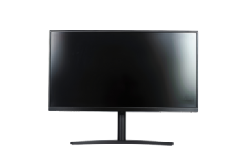 Black Monitor on Stand