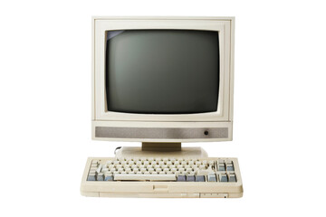 Old Vintage Beige Computer