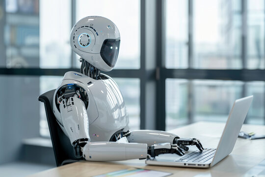 AI enhances productivity in the workplace through automation.