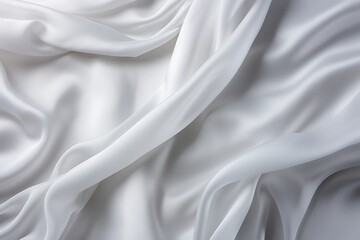 Fototapeta premium White Satin Cloth Texture Background