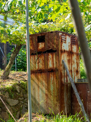 古い葡萄畑の施設