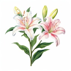 AI Image Generator, Exquisite Lily Blossom