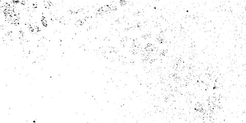 Black grainy texture isolated on white background. Dust overlay. Grain noise particles. Rusted white effect. Grunge design elements. Vector illustration