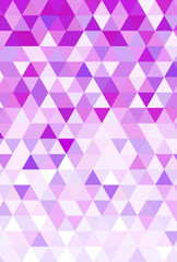 Fototapeta premium 背景イラスト_三角形モザイク_紫