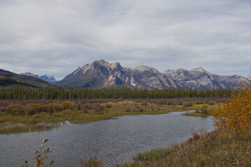 Snaring Lake on a Cloudy Autumn Day