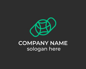 Modern NZ creative icon logo