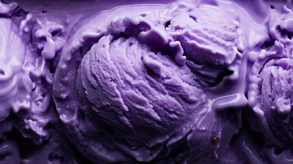 Obraz premium Ube ice cream background texture