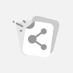 still empty. No documents, files or data have been shared yet concept illustration flat design. simple modern graphic element for empty state ui, infographic, icon