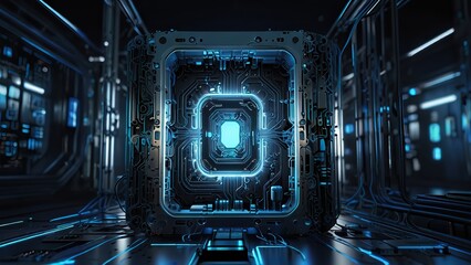 Futuristic Digital Mesh Network Design