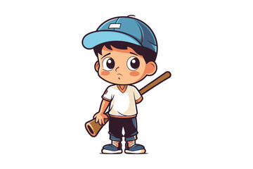 cartoon baseball player