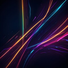 abstract background with glowing lines