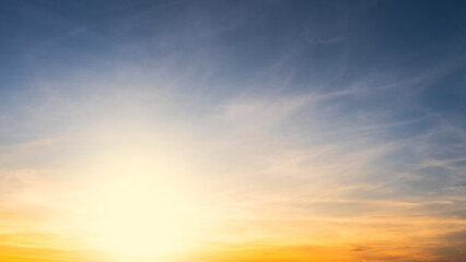 Fototapeta premium sunset sky with clouds