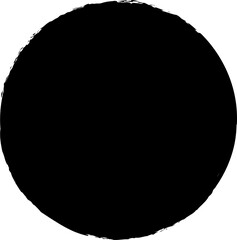 Circle brush for stamp, ink and paintbrush design