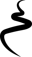 Bold curved lines. Elements for decoration