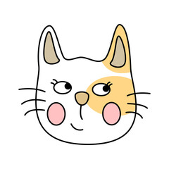 cute head funny cat poses