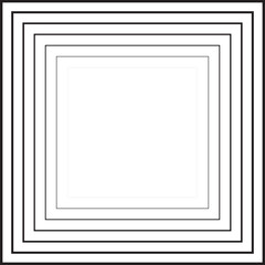 Fototapeta premium Square blend line halftone. Geometric design