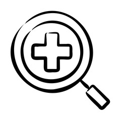 Fototapeta premium Medical Research Icon