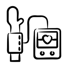 Blood Pressure Monitor Icon