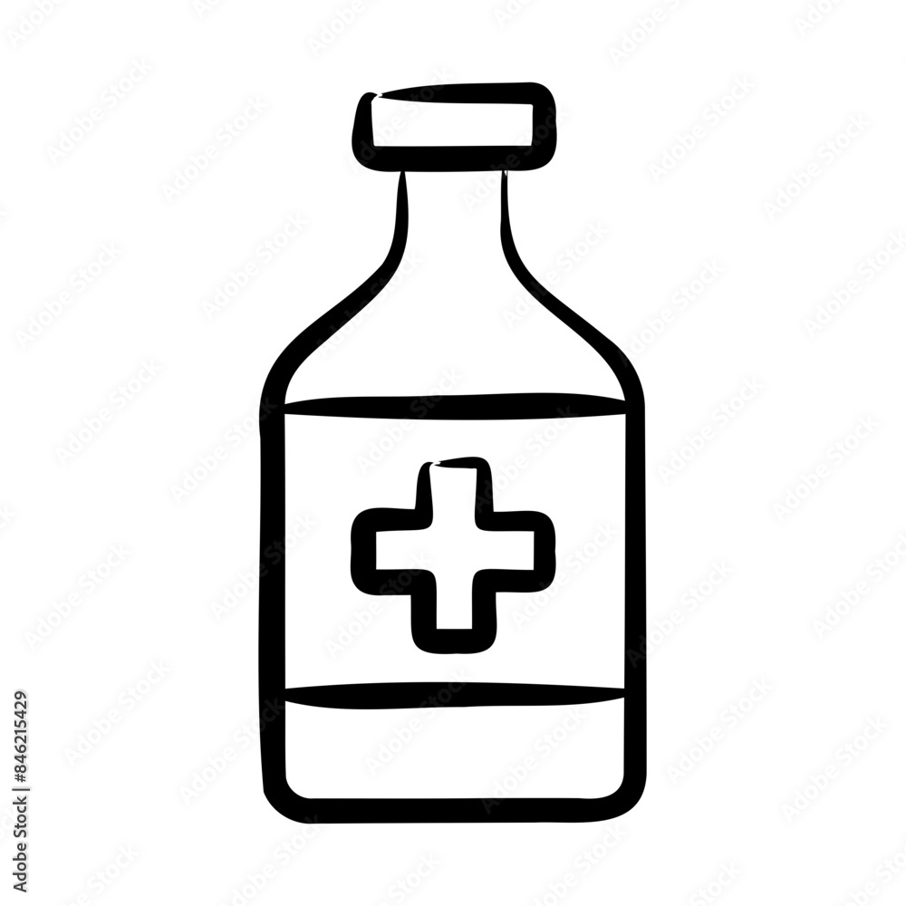 Canvas Prints Medicine Bottle Icon