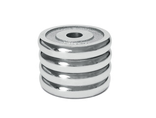 chrome steel mirror finish gym weight plates 