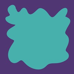 Two Colours Abstract Shapes Backdrop