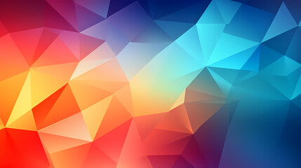 Obraz premium Abstract background with colorful triangles and geometric shapes
