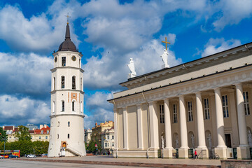 Vilnius Cathedral, the main Catholic cathedral in Lithuania