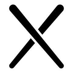 stick glyph icon