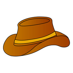fedora hat vector illustration