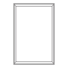 frame outline vector illustration