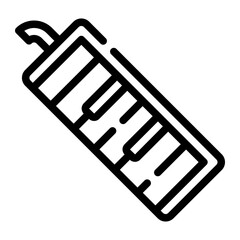 melodica line icon
